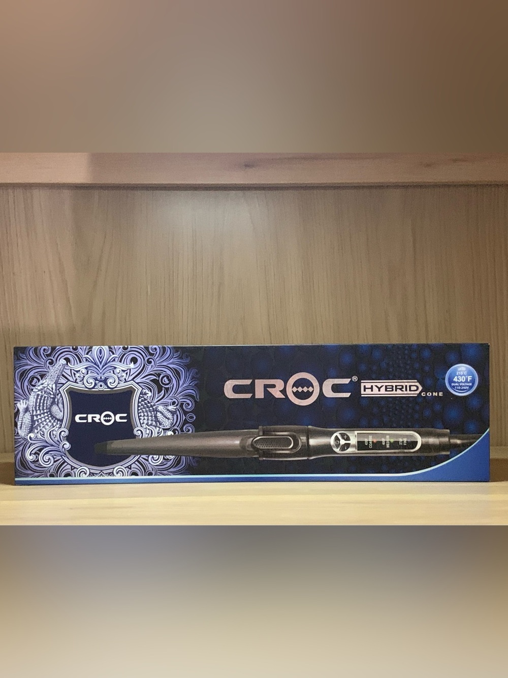 Like New CROC Hybrid Cone Professional Curling Iron (Used Twice W/ Box)